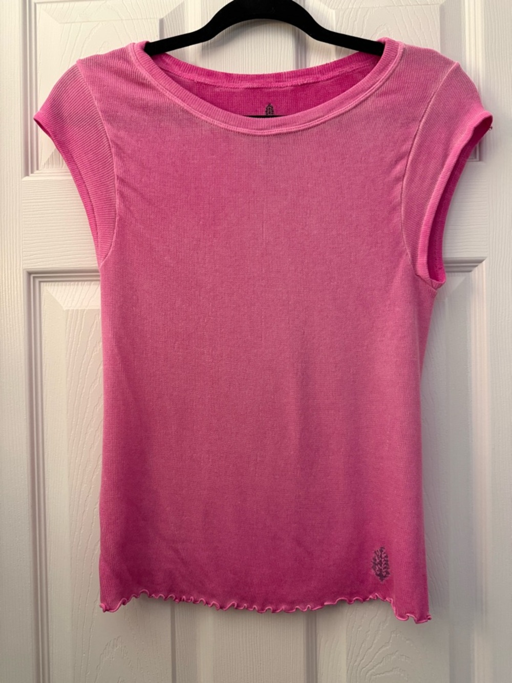 FP Movement by Free People Bright Pink Cap Sleeve Top